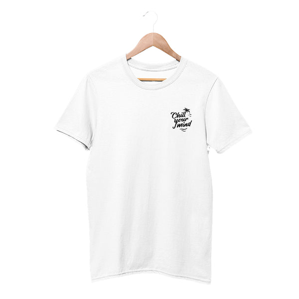 Load image into Gallery viewer, ChillYourMind White Embroidered Shirt