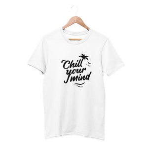 ChillYourMind - White T-Shirt (Print)