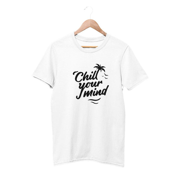 Load image into Gallery viewer, ChillYourMind - White T-Shirt (Print)