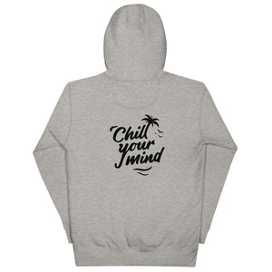 ChillYourMind - Grey Hoodie Front + Back Print