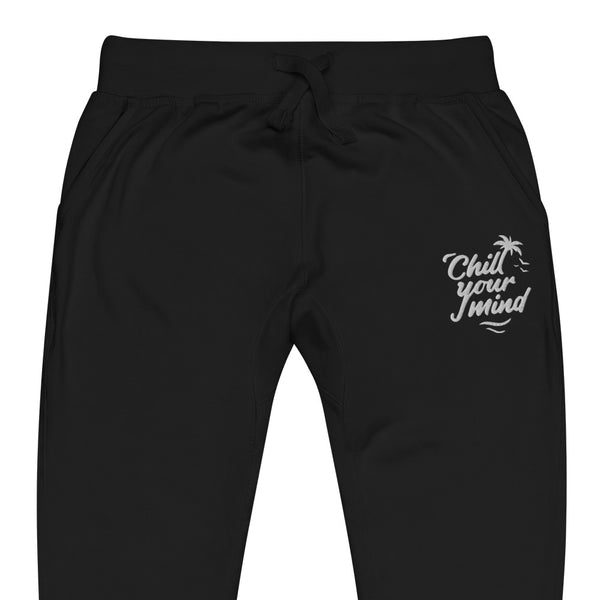 Load image into Gallery viewer, ChillYourMind Fleece Sweatpants (Embroidery)